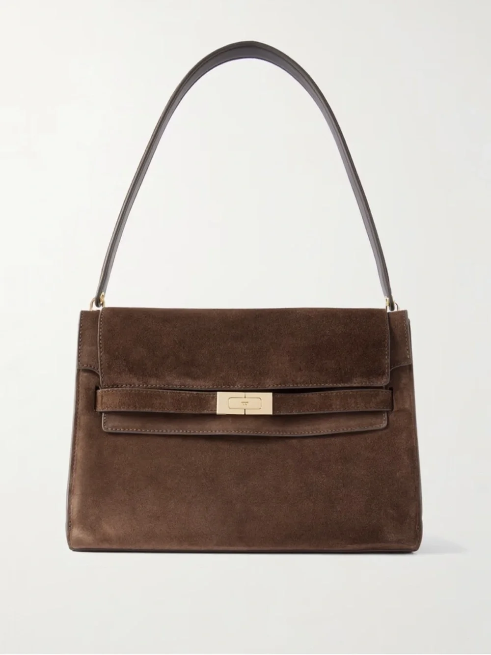 Like new Tory Burch Lee Radziwill Large Suede Shoulder Bag $1,260